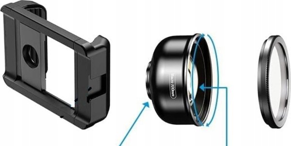 Φακός τηλεφώνου APEXEL APL-HB100CPL 100mm macro CPL (μαύρο)