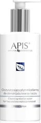 Apis Cleansing Micellar Water Καθαριστικό μικκυλιακό νερό για ντεμακιγιάζ προσώπου και ματιών 300ml