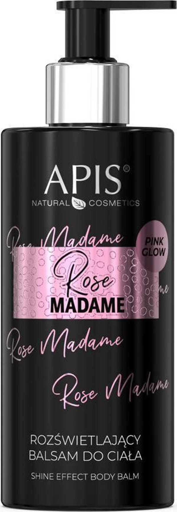 Apis Rose Madame Φωτεινό Βάλσαμο Σώματος με Έλαια Αβοκάντο και Ηλίανθου, 300ml