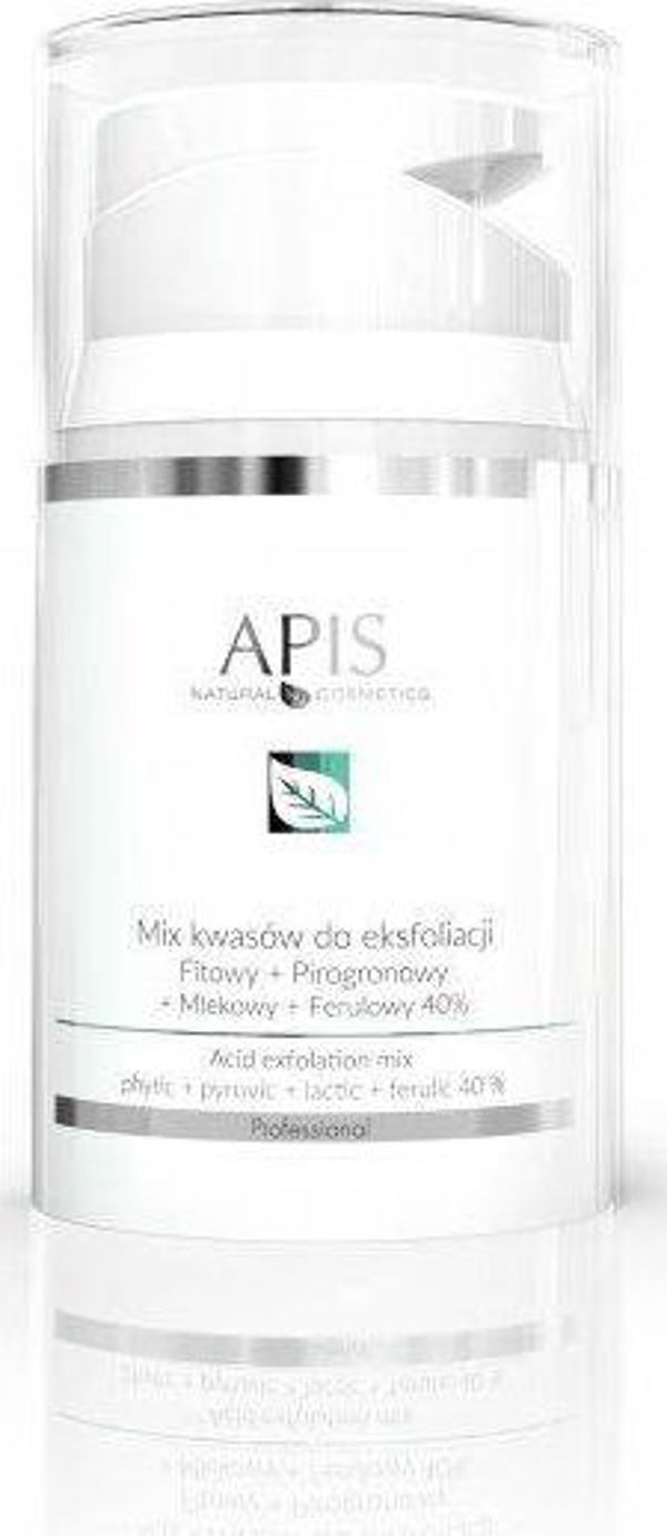 Apis Μείγμα Οξέων Για Απολέπιση Phytic + Pyruvic + Lactic + Ferulic 40%, 50ml