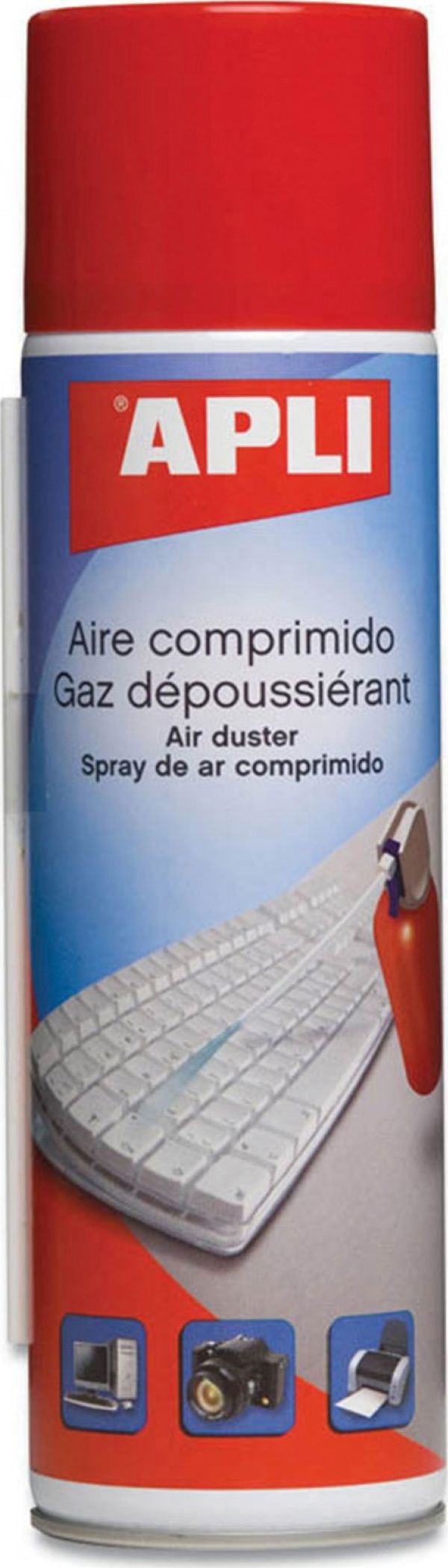 Apli Συμπιεσμένος Αέρας Καθαρισμού Σκόνης 400ml - Αποτελεσματικός Καθαρισμός για Ηλεκτρονικά και Πληκτρολόγια