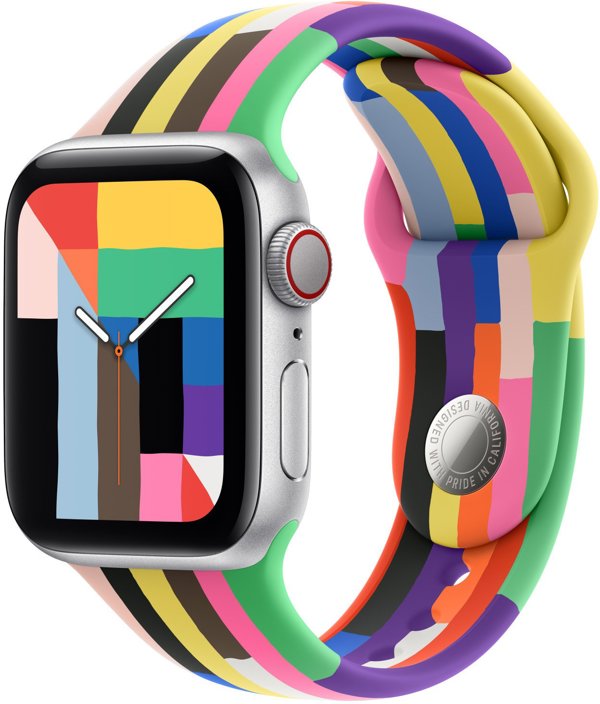 Apple MFFP4ZM/A έξυπνο προσωπικό αξεσουάρ Band Πολύχρωμο Fluoroelastomer