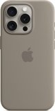 Apple Θήκη σιλικόνης με MagSafe για iPhone 15 Pro - γκρι καφέ