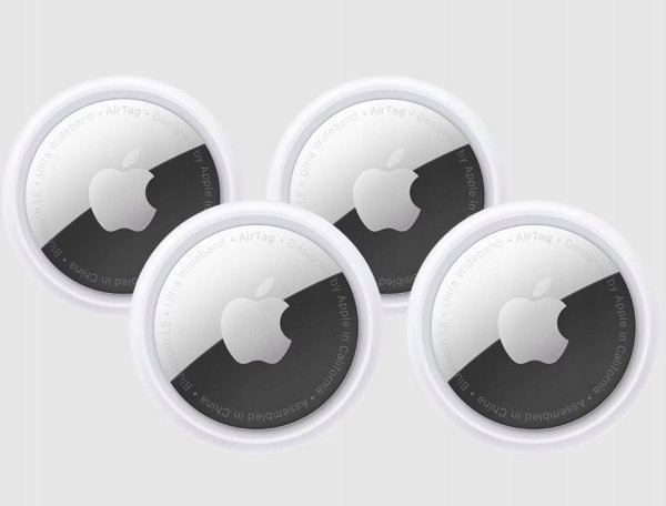 Apple AirTag 4-Pack - Συσκευή Εντοπισμού Αντικειμένων - Λευκό