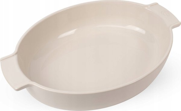 APPOLIA Naczynie owalne 40 cm ecru