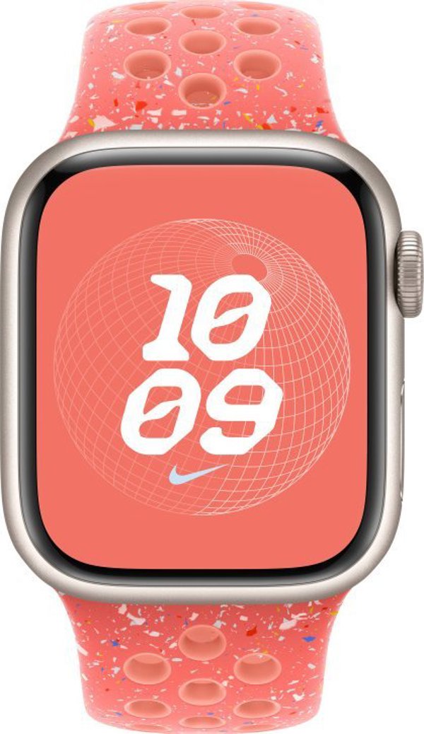 Apple Pasek sportowy Nike w kolorze magicznego bursztynu do koperty 41 mm - S/M