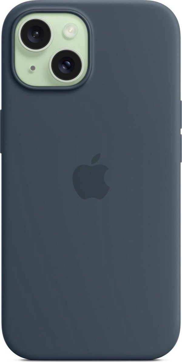 Θήκη σιλικόνης Apple με MagSafe για iPhone 15 - μπλε της καταιγίδας 13115703 194253939337