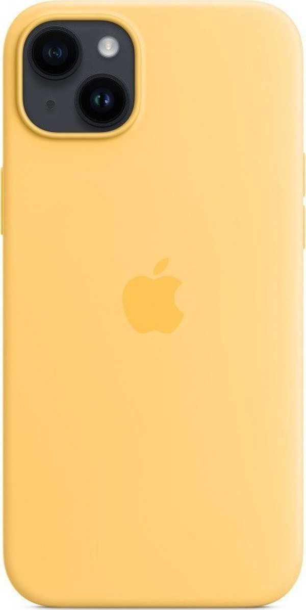 Apple iPhone 14 Plus Θήκη Σιλικόνης με MagSafe - Sunglow (Κίτρινο)