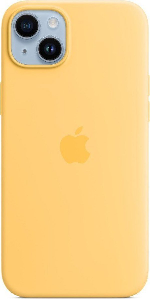 Apple iPhone 14 Plus Θήκη Σιλικόνης με MagSafe - Sunglow (Κίτρινο)