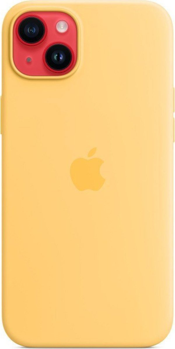 Apple iPhone 14 Plus Θήκη Σιλικόνης με MagSafe - Sunglow (Κίτρινο)