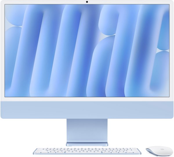 Apple iMac - M4 (10/10) | 24" | 16GB | 1TB | Niebieski | Num