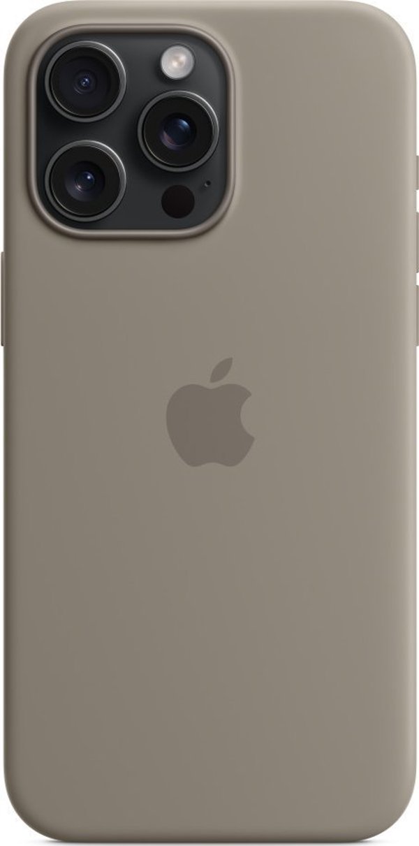 Θήκη σιλικόνης Apple με MagSafe για iPhone 15 Pro Max - γκρι μπλε