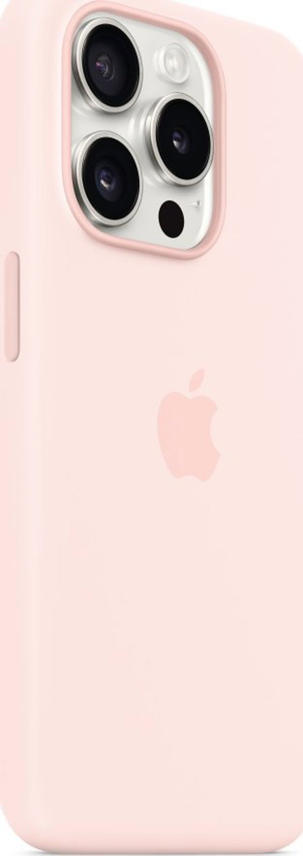 Θήκη σιλικόνης Apple με MagSafe για iPhone 15 Pro - ανοιχτό ροζ