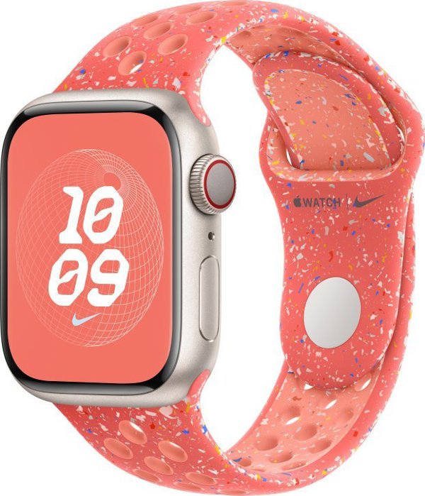 Apple Αθλητικό λουράκι Nike σε μαγικό κεχριμπαρένιο χρώμα για κάσα 41 mm - S/M