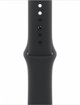 Apple Apple 42mm Μαύρο Αθλητικό Λουράκι - S/M