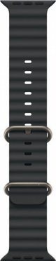 Apple 49mm Μαύρο Ωκεάνιο Λουράκι - Φυσικό Τιτάνιο Φινίρισμα