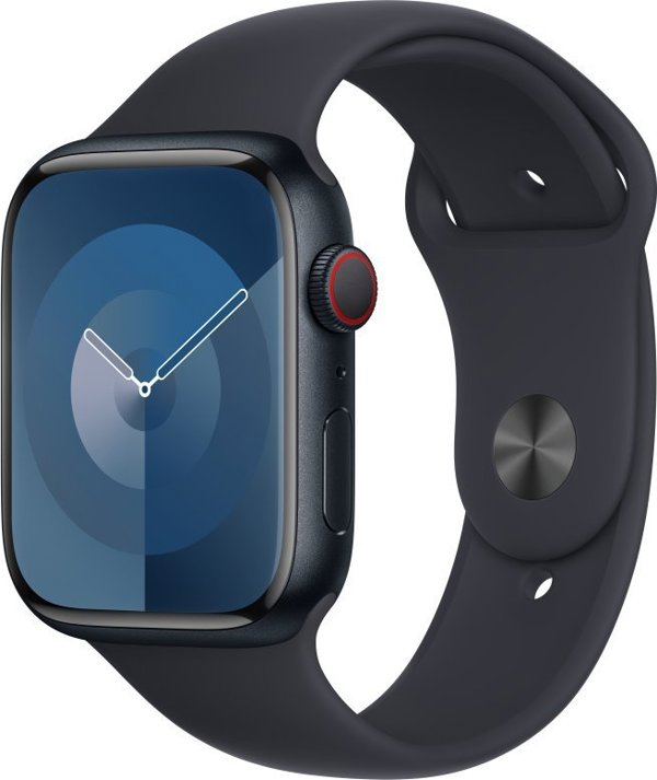 Apple Αθλητικό λουράκι σε χρώμα μεσάνυχτα για κάσα 45 mm - μέγεθος M/L