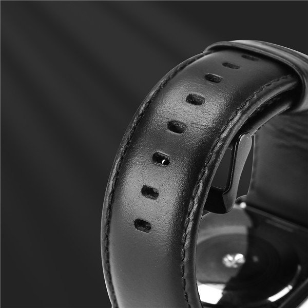 Apple Apple Watch Δερμάτινο λουράκι ρολογιού Dux Ducis για Apple Watch 38mm/40mm μαύρο