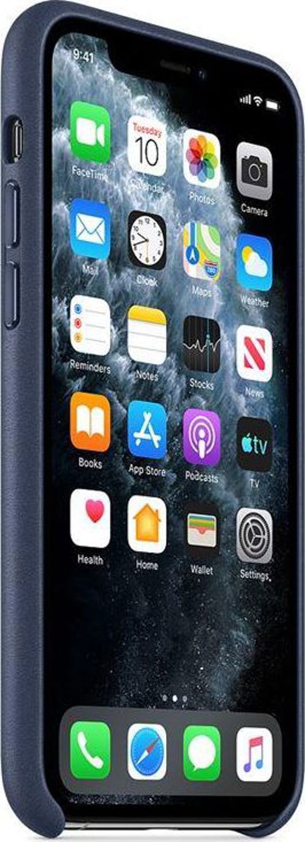 Apple Apple iPhone 11 Pro Leather Case Midnight Blue MWYG2ZM/A