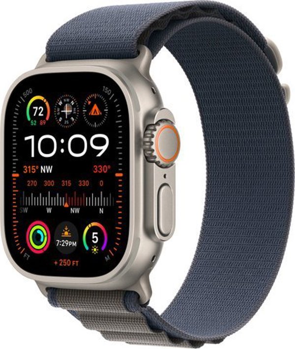 Apple Λουράκι Alpine σε μπλε χρώμα για κάσα 49 mm - μέγεθος S