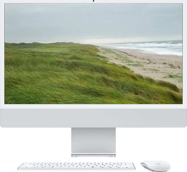 APPLE iMac Z1EH 59,62cm 23,5Zoll Standardglas M4 10C CPU/10C GPU/16C N.E. 24GB 256GB SSD Gbit Eth MM NumKey TID DE Silber