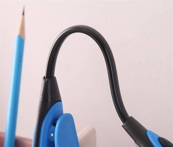 Apte ΑΣΥΡΜΑΤΗ ΛΑΜΠΑ με Κλιπ LED μαύρο-μπλε ZD20C