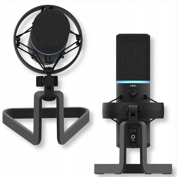 AQIRYS Mariner Ενσύρματο Μικρόφωνο για Streaming και Gaming, Μαύρο