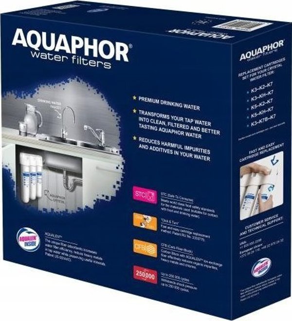 Φίλτρο κάτω από τον νεροχύτη Aquaphor Κρυστάλλινο HA