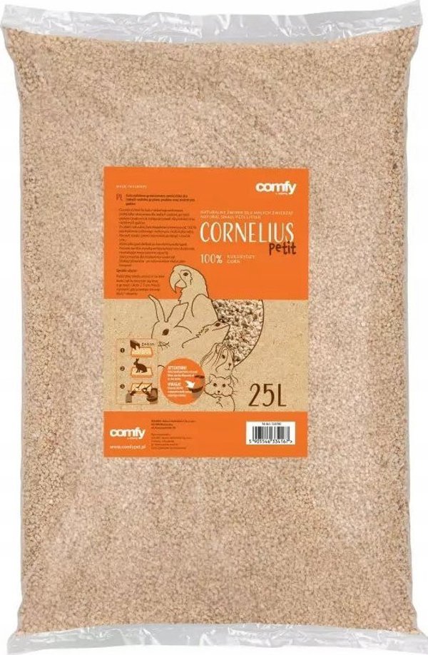 Aquael Comfy Cornelius Petit 25L kukurūzinis kraikas