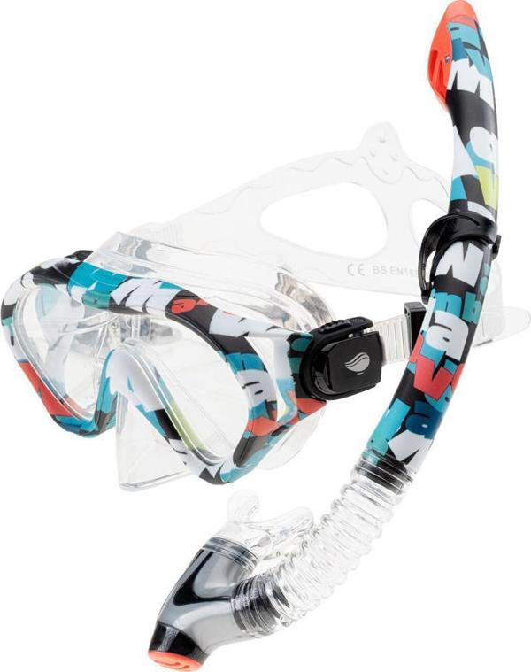 AquaWave CHLAPPIE JR SET Παιδικό Σετ Κατάδυσης, Μάσκα και Αναπνευστήρας για Θαλάσσιες Δραστηριότητες