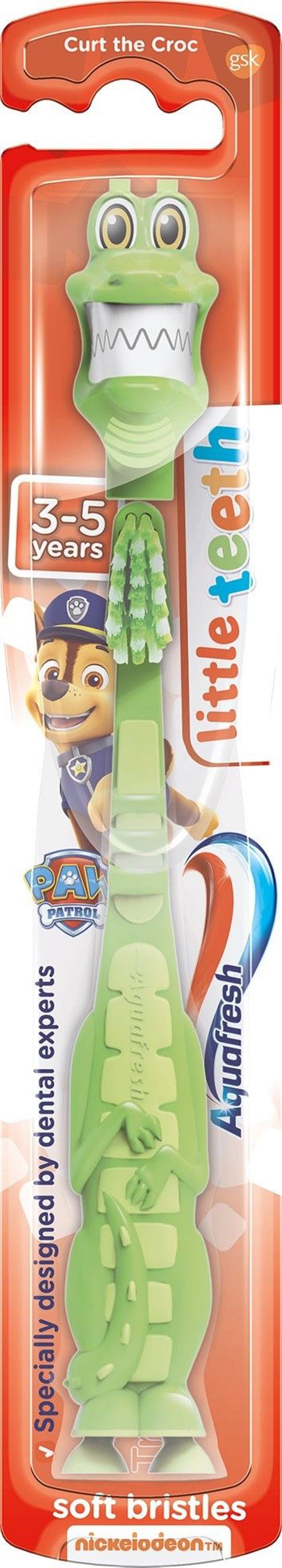 Aquafresh Aquafresh Παιδική οδοντόβουρτσα για παιδιά Little Teeth 3-5 ετών Paw Patrol 1τμχ