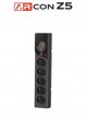 Arcon Z5 Black Surge Protector Power Strip, 5 Outlets, 5m Cable