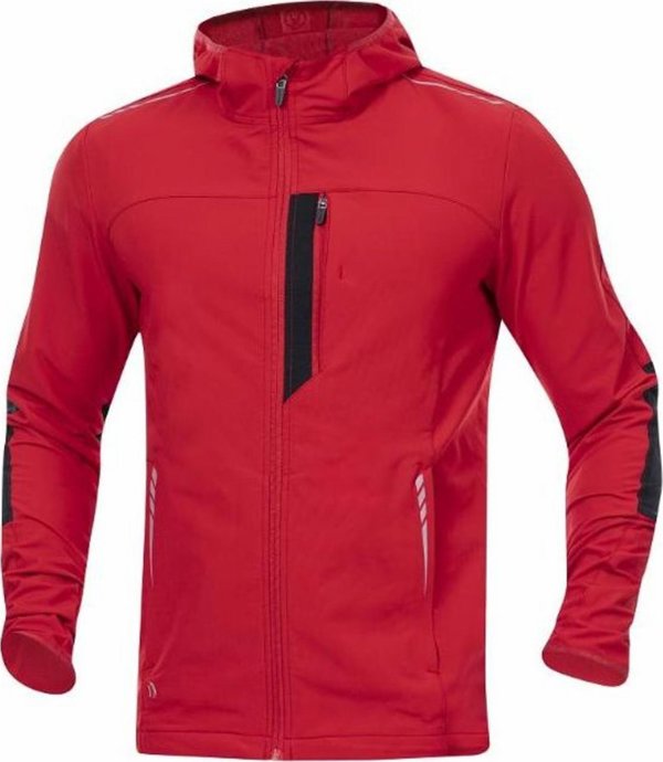 Ardon BREEFFIDRY STRETCH ARDON - ανδρικό πολύ ελαφρύ τζάκετ stretch, softshell, κουκούλα, ανακλαστικά - Σκούρο γκρι H5987 M