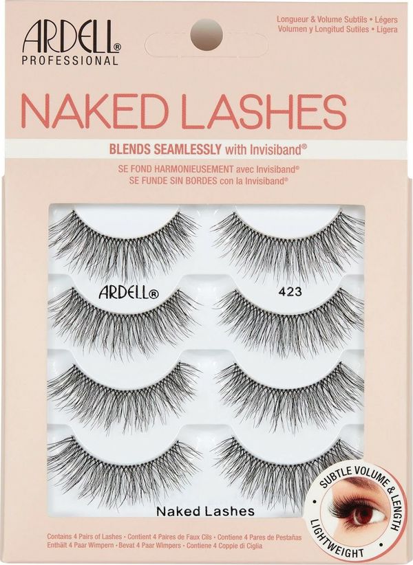 Ardell Ardell Naked Lashes 423 Ψεύτικες βλεφαρίδες 4 τμχ Μαύρες 8443249 74764698735