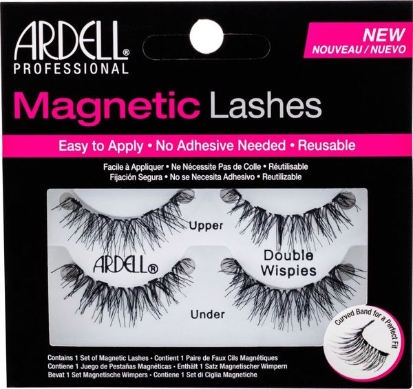Ardell Ardell Magnetic Lashes Double Wispies Τεχνητές Βλεφαρίδες 1 Τμχ Μαύρο