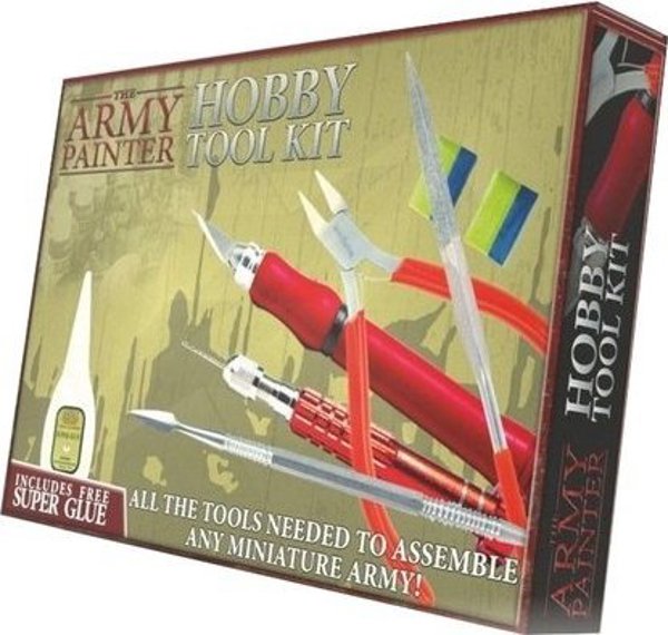 Army Painter Hobby Tool Kit - Σετ Εργαλείων Μοντελισμού με Λίμα, Νυστέρι, Τρυπάνι και Πένσα
