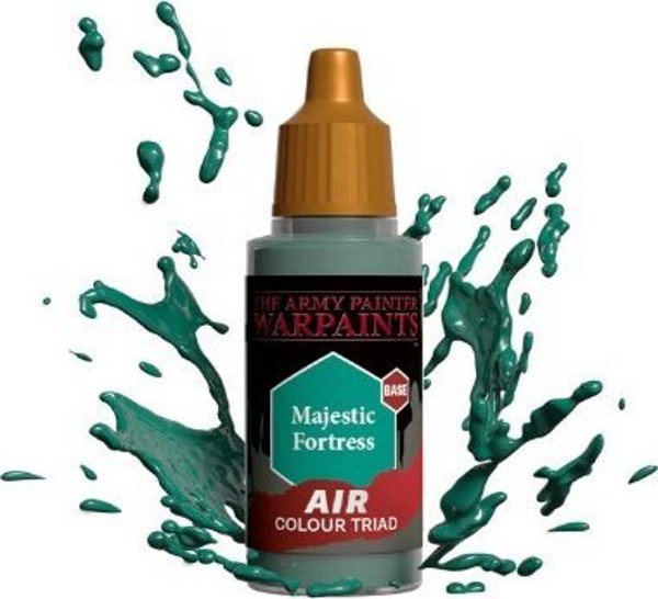 Army Painter Warpaints Air - Ακρυλικό Χρώμα Μοντελισμού Majestic Fortress, Πράσινο, 18ml