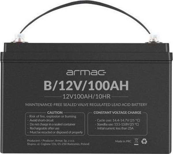 Armac B/12V/100AH Επαναφορτιζόμενη Μπαταρία UPS AGM VRLA 12V 100Ah