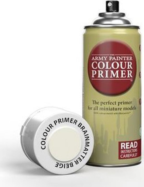 Army Painter Color Primer Αστάρι Χρώματος - Brainmatter Beige, Σπρέι Βάσης για Μινιατούρες και Speedpaints