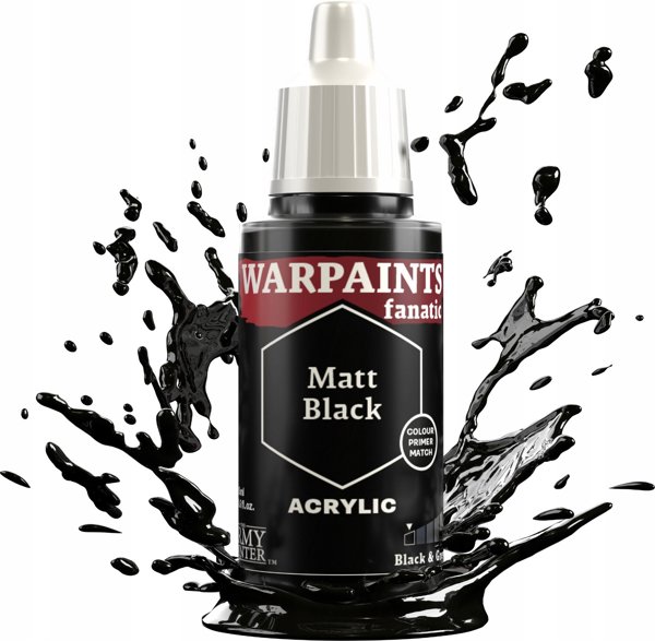 Army Painter The Army Painter: Warpaints - Fanatic - Ματ Μαύρο