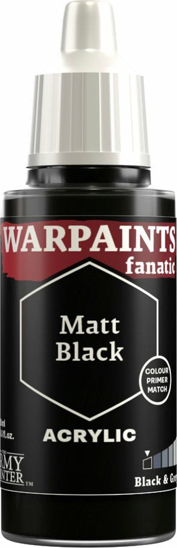 Army Painter The Army Painter: Warpaints - Fanatic - Ματ Μαύρο