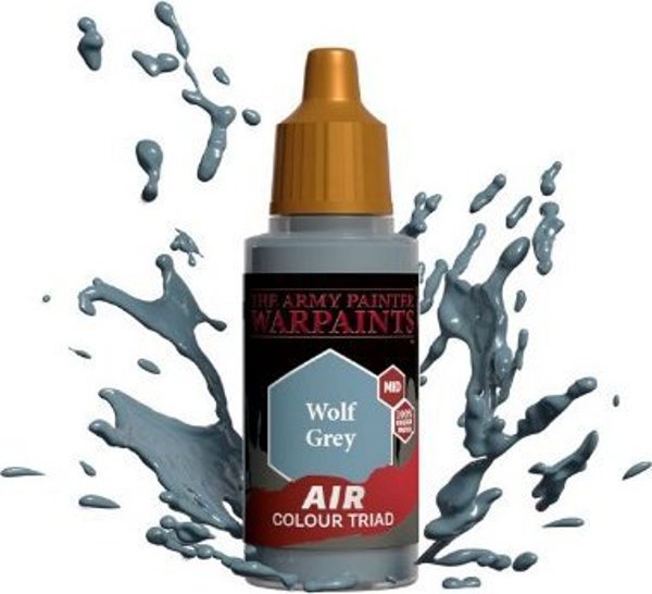 Army Painter Warpaints Air - Ακρυλικό Χρώμα Μοντελισμού Wolf Grey, 18ml