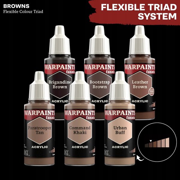 Army Painter Warpaints Fanatic Χρώμα Μοντελισμού Bootstrap Brown, 18ml