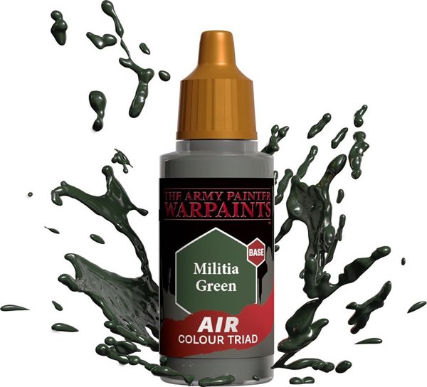 Army Painter Warpaints Air Militia Green - Ακρυλικό Χρώμα για Αερογράφο, 18ml