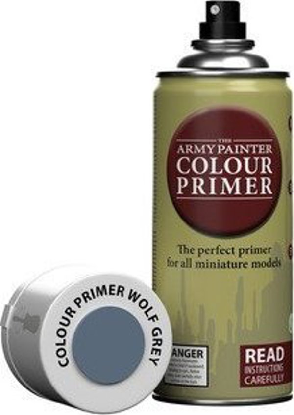 Army Painter Color Primer Αστάρι Χρώματος - Wolf Grey - Spray για Πλαστικά & Μεταλλικά Μοντέλα