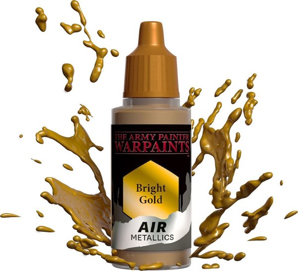 Army Painter Warpaints Air Bright Gold - Ακρυλικό Χρώμα Μοντελισμού 18ml