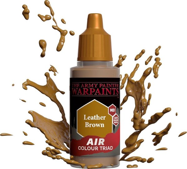 Army Painter Warpaints Air Ακρυλικό Χρώμα Μοντελισμού, Δερμάτινο Καφέ, 18ml