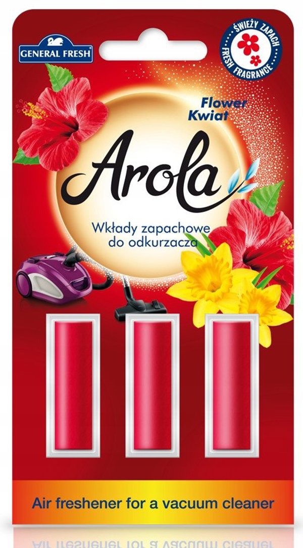 Arola – Ράβδοι αρωματισμού για ηλεκτρική σκούπα – Λουλουδένιο