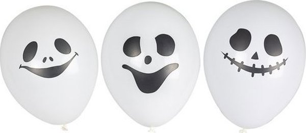 Arpex Halloween ghost balloons 28cm, συσκευασία 6 τμχ. 12102866 5902934233057