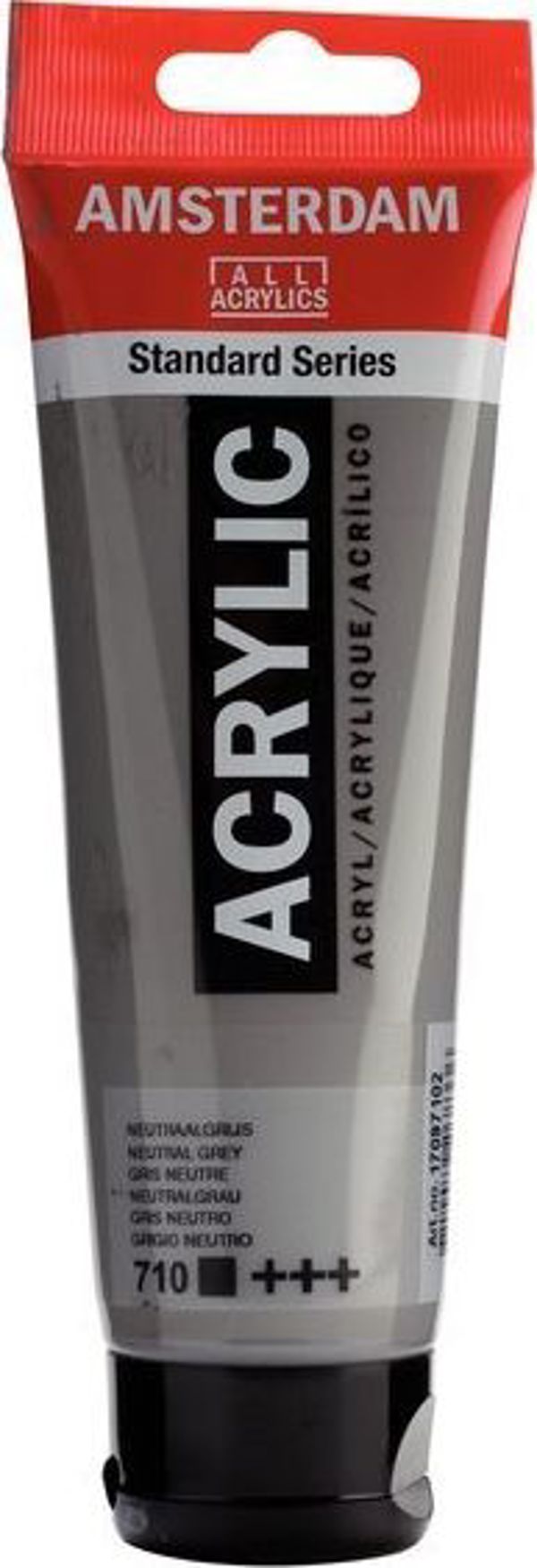 Artequipment Ακρυλικό χρώμα TALENS AMSTERDAM 120ml 710 - ΟΥΔΕΤΕΡΟ ΓΚΡΙ uniw